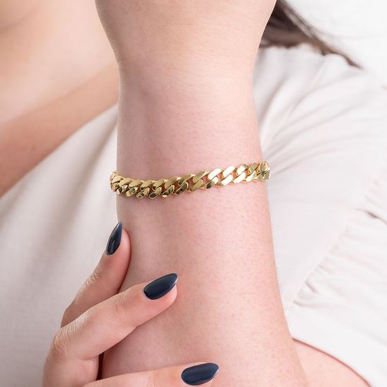 Pulseira de Elos Grumet  em Ouro 18k Feminino